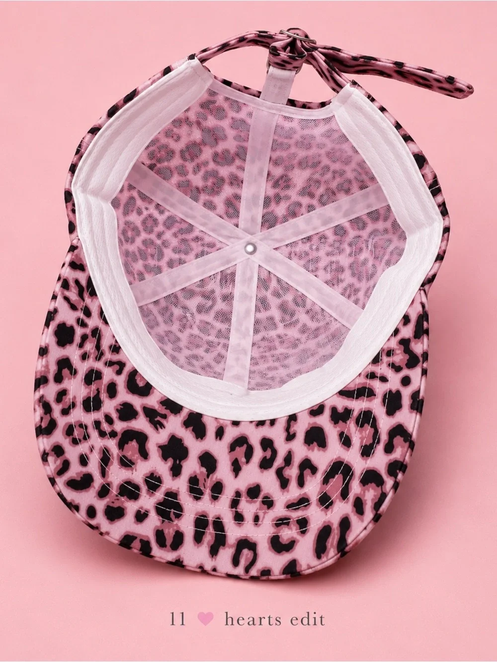 ZENANA Pink Leopard Print Adjustable Baseball Cap Animal Print Hat New